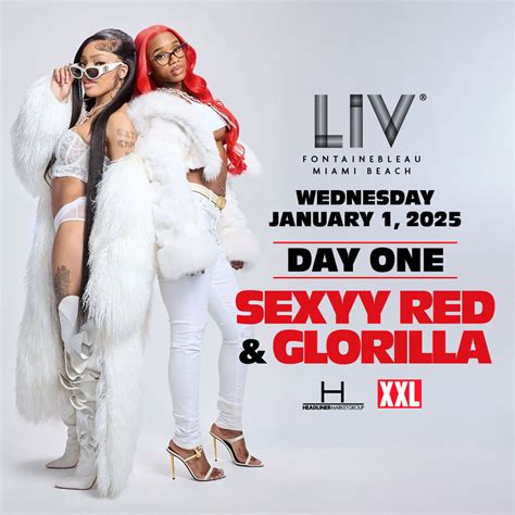 Sexyy Red & GloRilla at LIV Nightclub Miami, Wed, Jan 1