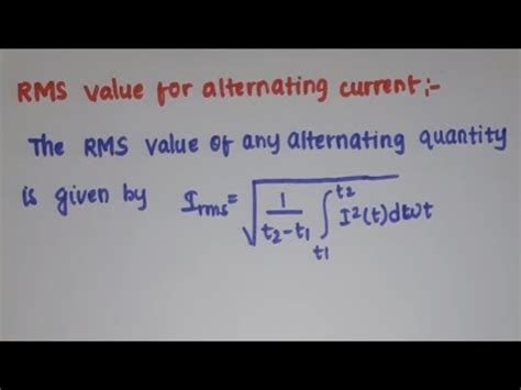 Image result for Current RMS Tutorial