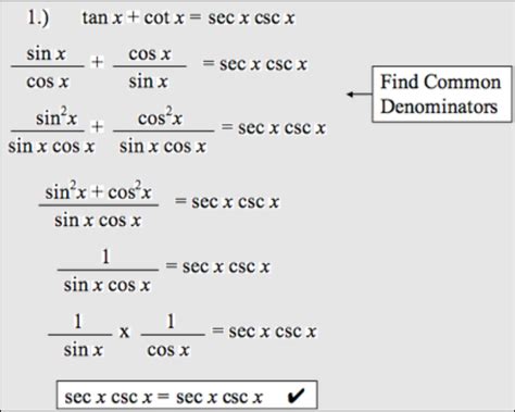 Finding Limits Using Trig Identities 的图像结果