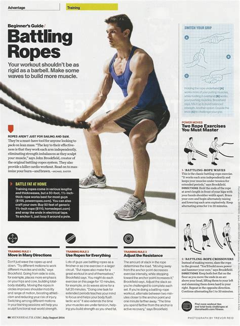 Beginners guide to ropes workout from @menshealthmag from John ...