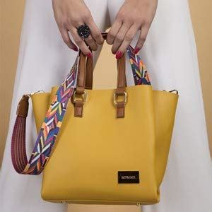 Buy Satya Paul Women'S Taupe PU Handbag - (38 X 40 X 13 Cm) at Amazon.in