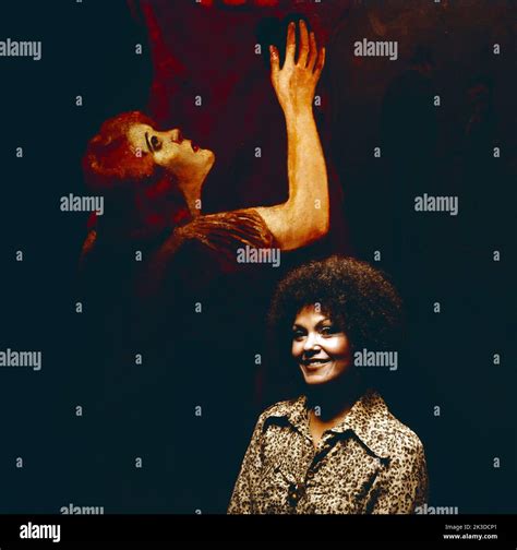 Cleo Laine, englische Jazz Sängerin, Portrait, circa 1972. Cleo Laine ...