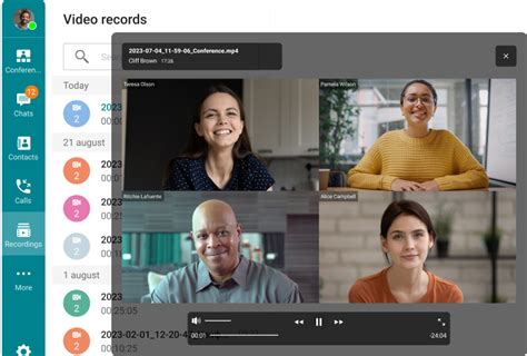 Meeting recording — TrueConf