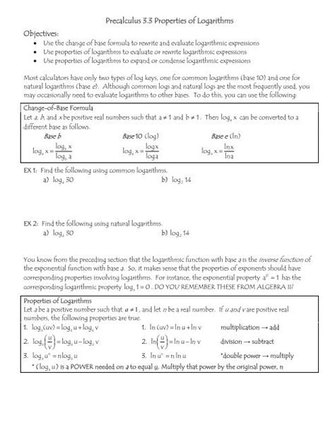 Image result for Precalculus Logarithms