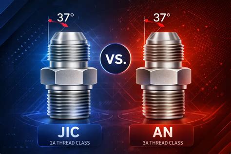 JIC vs AN Fittings — What's the Key Difference? - TITAN Fluid
