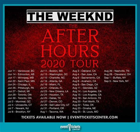 The Weeknd Has Rescheduled His Tour For 2021