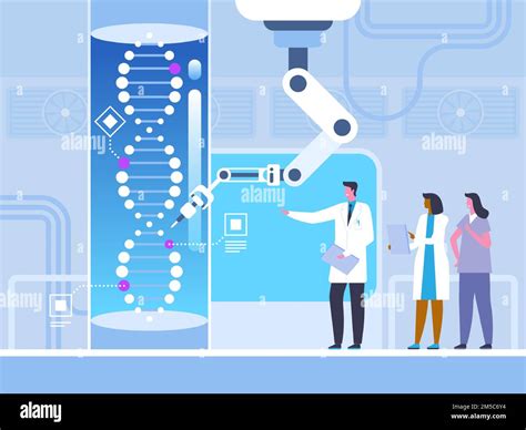 Biotechnology Lab Experiment Cartoon Image 的图像结果