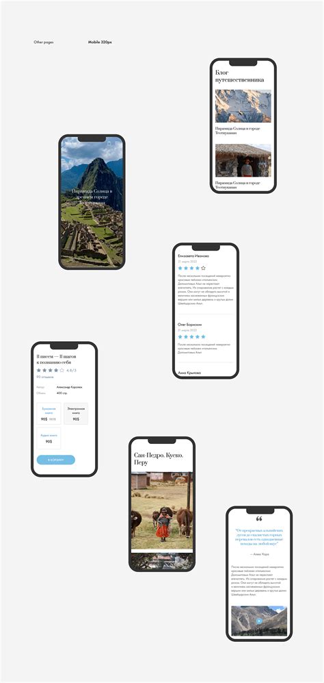 Travel Blog - Website Design on Behance