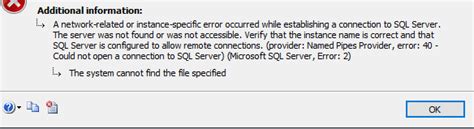 Image result for Microsoft SQL Server Studio Error 1807