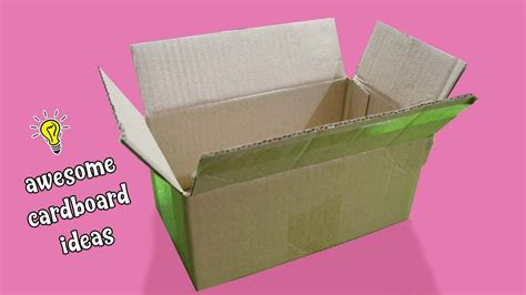 Image result for Easy Cardboard Box