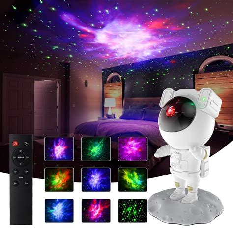 SW17-Astronaut Starry Projector 360? Adjustable Galaxy Projector Light ...