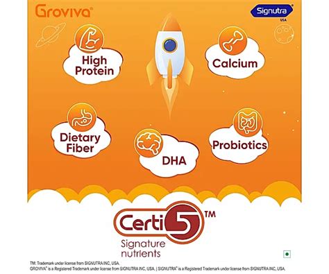 Groviva Child Nutrition Supplement Jar (Mango Flavour) 400g