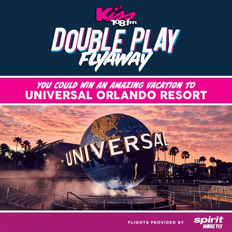 Kiss 108 | Kiss 108 wants to send you to @universalorlando with flights ...