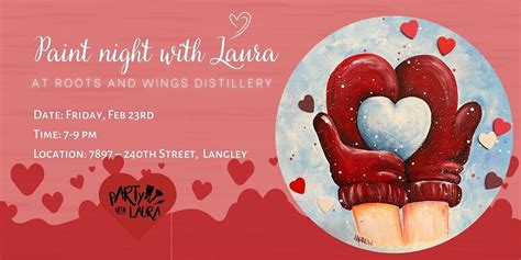 Paint Night Social with Laura at Roots & Wings Distillery-Feb event ...