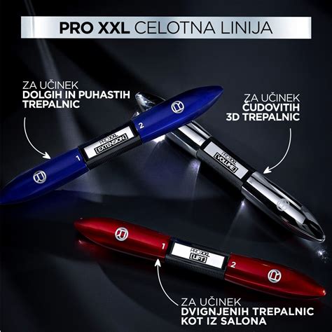 Pro XXL Ličila za oči PRO XXL EXTENSION maskara | L'Oréal Paris