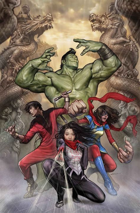 Asian Heroes: Hulk, Shang, Moon, and Kamala | Hulk marvel, Marvel ...