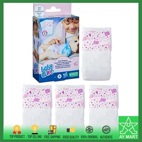Baby Alive Diaper Refill Pack Baby Alive Accessories - 1 Pack (4pcs ...