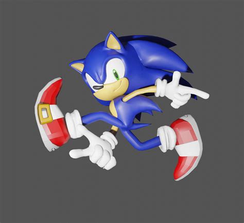 Image result for Sonic Blender Model Tutorial