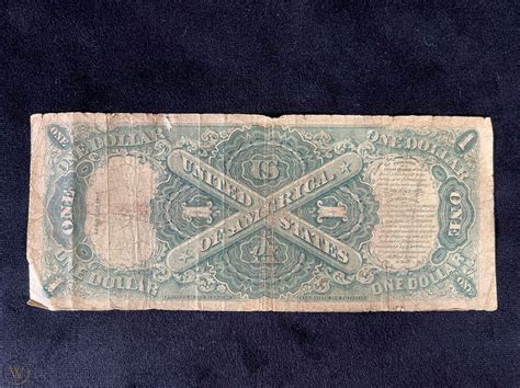 1917 One Dollar Bill Large Antique | #4542987850