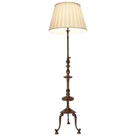 Early 20th Century Sterling Bronze Company Adjustable Floor Lamp For ...