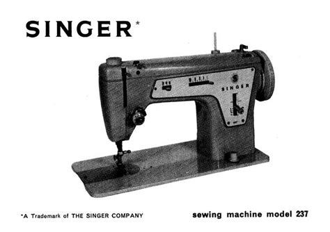 Image result for Singer Sewing Machine Model 237 Manual