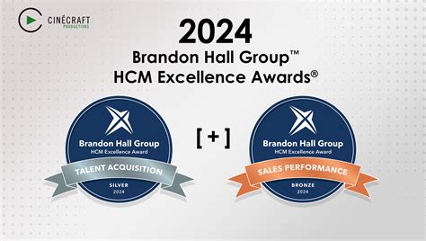 Cinecraft Wins Silver and Bronze in the Brandon Hall Group HCM ...