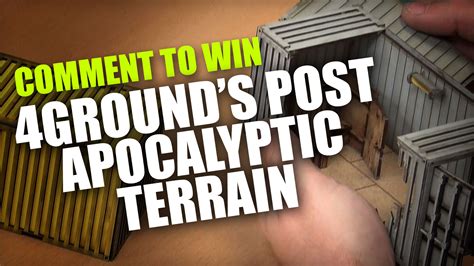 Post Apocalyptic & World War II Terrain From 4Ground – OnTableTop ...