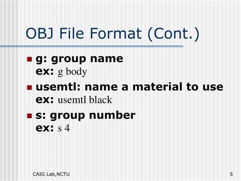 Image result for OBJ File Example