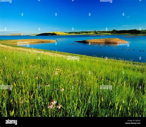 Lake Sakakawea State Park in North Dakota Stock Photo - Alamy