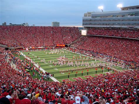 Download Memorial Stadium Football Field In Nebraska Wallpaper ...