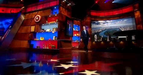 Image result for Colbert Report Set Image