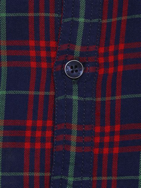 Parx Men Blue Checks Slim Fit Cotton Shirt – MyRaymond