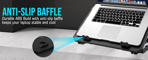 CLAW Air Pro C39 Laptop Cooling Pad with Dual 125mm Fans (1000 RPM ...