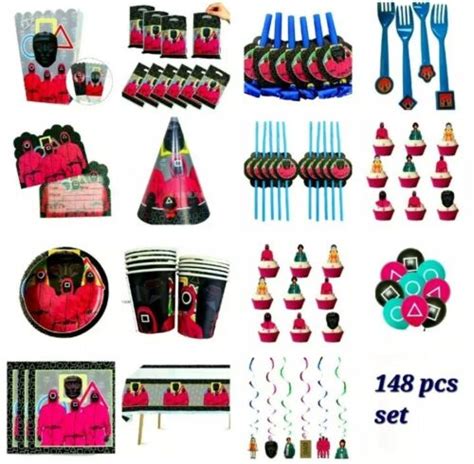 Unbranded SQUID GAME Birthday Party Decorations Set - Balloon, India | Ubuy