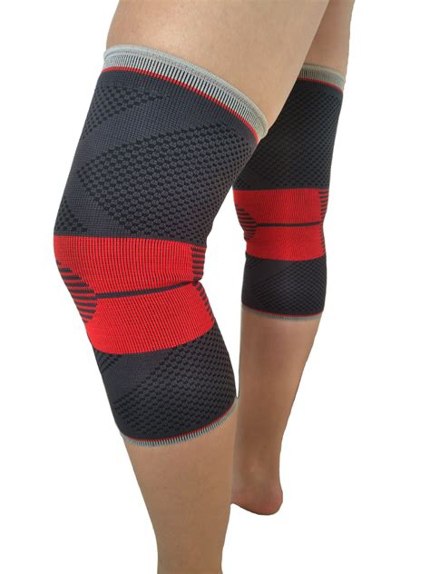 横机护膝 篮球跑步半月板弹簧硅胶 户外运动护具缓震防扭伤护膝-阿里巴巴