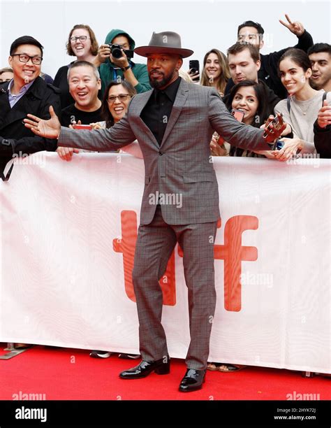 Jamie Foxx at the premiere of "Just Mercy" during the 2019 Toronto International Film Festival ...