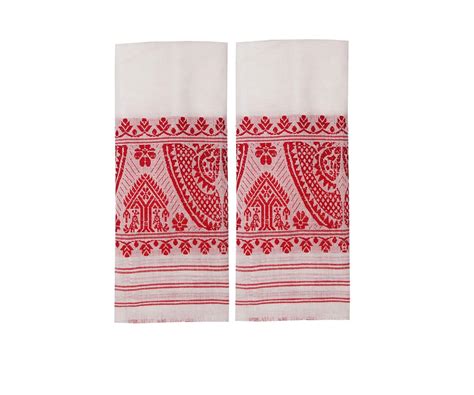 CHATTRI WALA Epic Store Premium Cotton Assamese gamosa/Towel, Assam's ...