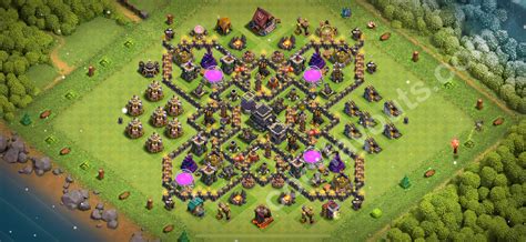 Best Anti 3 Stars Base TH9 with Link 2026 - Town Hall Level 9 Base Copy ...