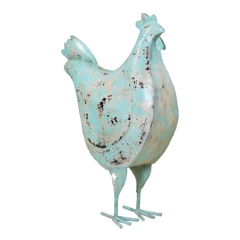 Iron Painted Rooster– Simply Home