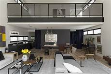 Contemporary Interior by Modern Industrial Interior Design In Beautiful Open Contemporary Interior