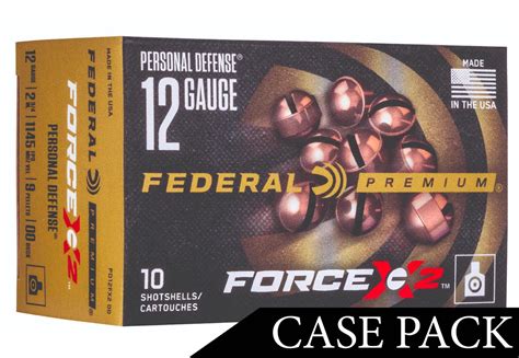 Ammo Bros | FEDERAL CARTRIDGE CO FORCE X2 12GA 00 BUCK 2.75IN 9 PELLET ...