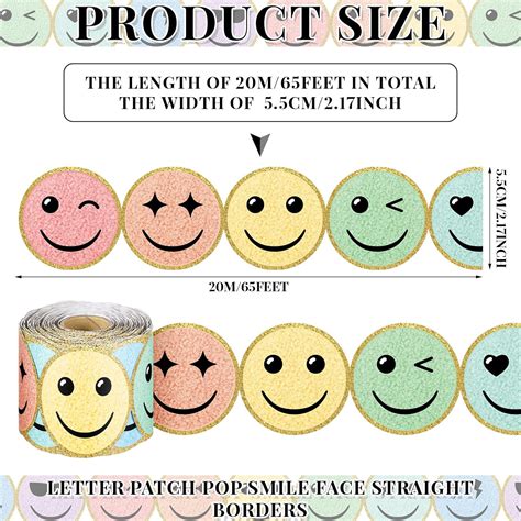 Zonon 65 Feet Happy Face Bulletin Board Border India | Ubuy