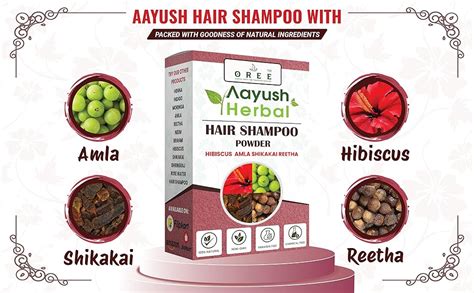 Buy Oree Aayush Herbal Amla, Reetha, Shikakai, Hibiscus Powder For All ...