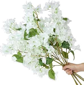 Buy FOX & FERN Premium Real-Touch Artificial Bougainvillea Flower Stick ...