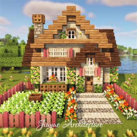 Image result for Minecraft Cottage Tutorial