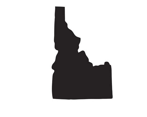 Silhouette Of Idaho