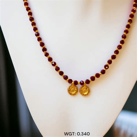 (GSH22) TRJ SOUTH INDIAN STYLE WGT: 0.340 GM APPROX HUID HALLMARK 22KT ...