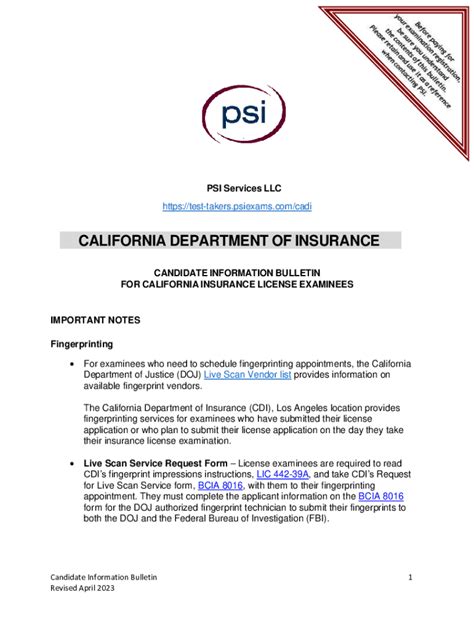 California State Insurance License 的图像结果