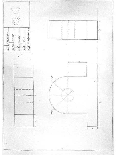 3rd Angle Projection 的图像结果