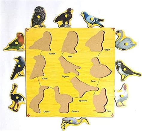 Birds Puzzle Pin Board – Kuviyal